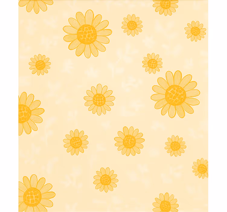 Store enrouleur pour chambre enfant motif tournesol jaune - TenStickers