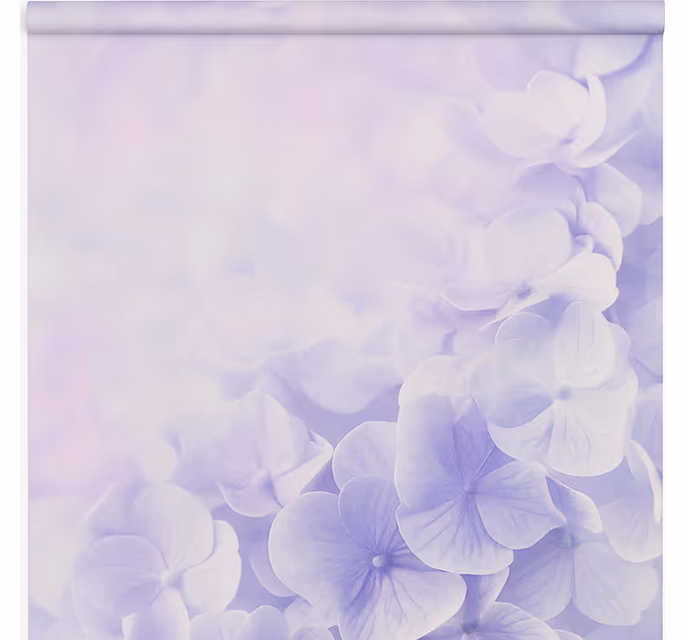 Store enrouleur pour chambre enfant hortensias doux et brumeux - TenStickers
