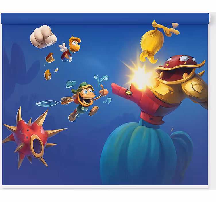 Store enrouleur geek affrontement de bataille de jeu - TenStickers