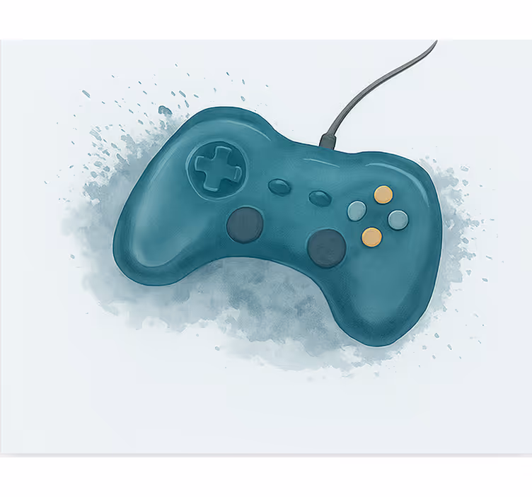 Store enrouleur geek conception artistique de console de jeu - TenStickers