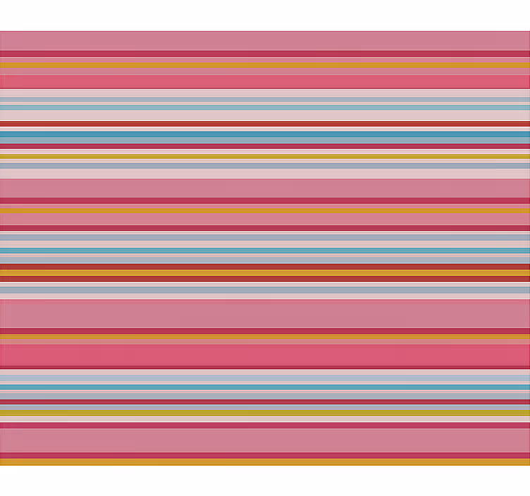 Store enrouleur pour chambre ado motif à rayures multicolores - TenStickers