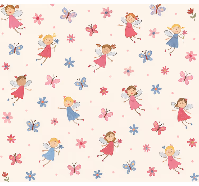 Store enrouleur pour chambre ado joyeuses petites fées - TenStickers