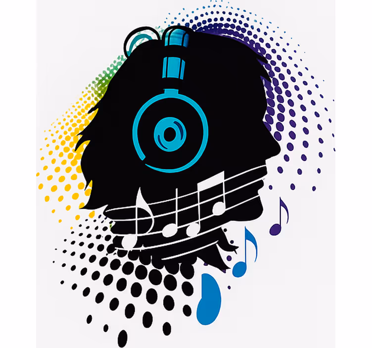 Store enrouleur pour chambre ado chef de musique - TenStickers