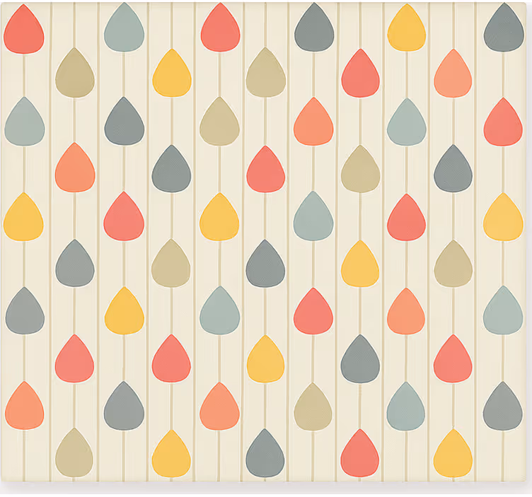 Stores nordiques gouttes de pluie colorées - TenStickers