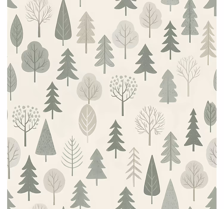 Stores nordiques forêt scandinave apaisante - TenStickers