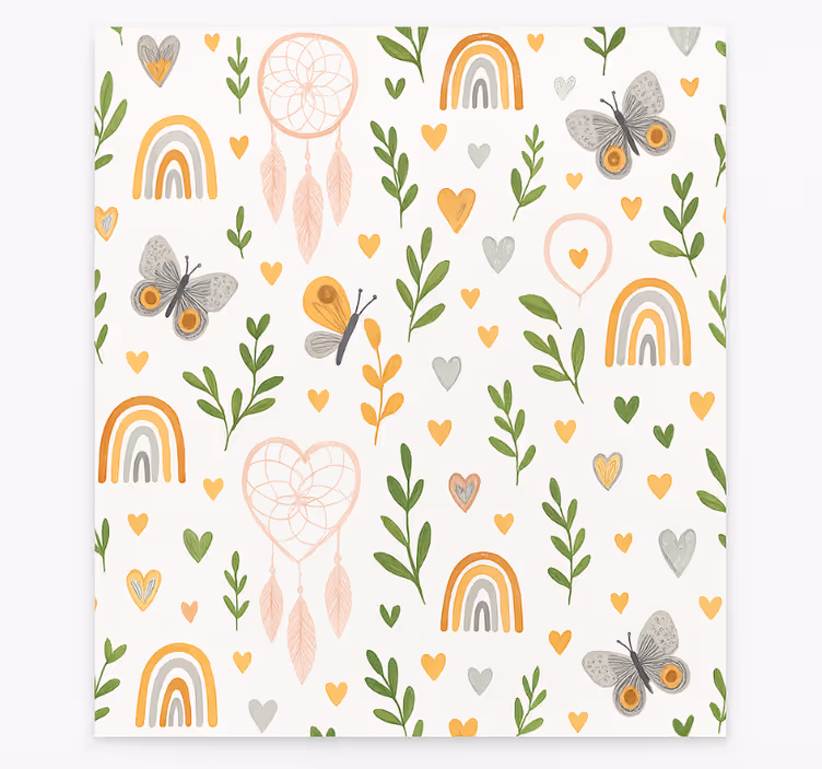Stores nordiques nature en fleurs du printemps - TenStickers