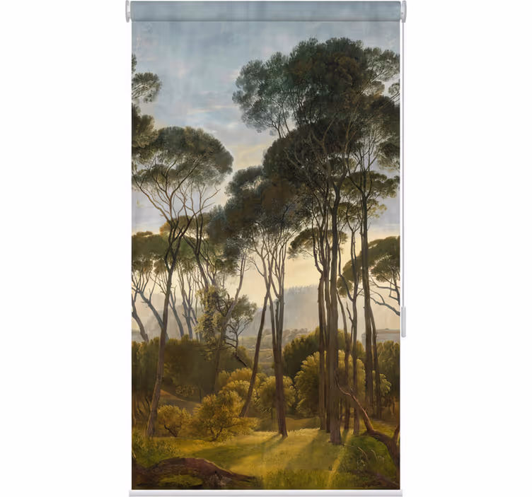 Store enrouleur arbre palmiers tropicaux apaisés - TenStickers
