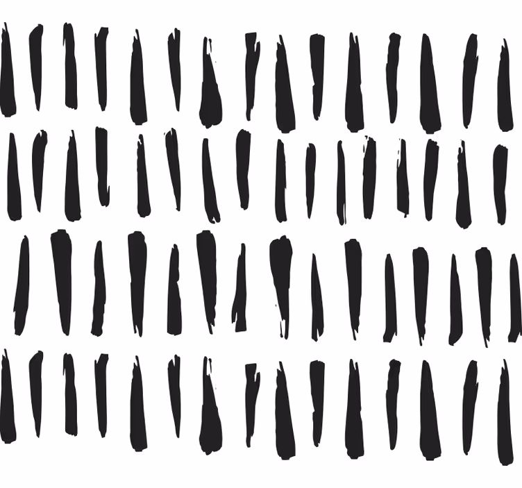 Store enrouleur salle de bain rayures noires élégantes - TenStickers