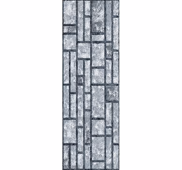 Store enrouleur bureau blocs de béton gris - TenStickers