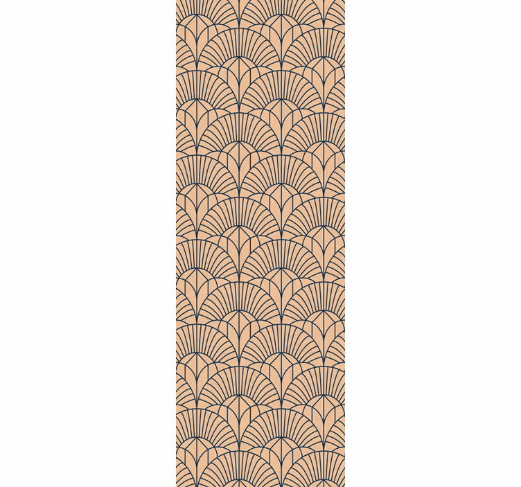 Store enrouleur bureau motif abstrait beige - TenStickers
