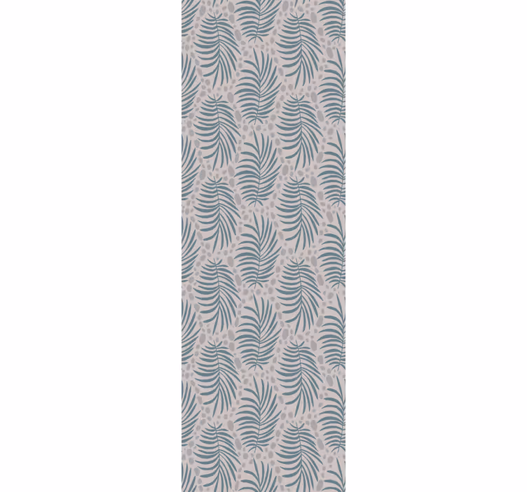 Store enrouleur salle à manger feuilles de palmier tropicales - TenStickers