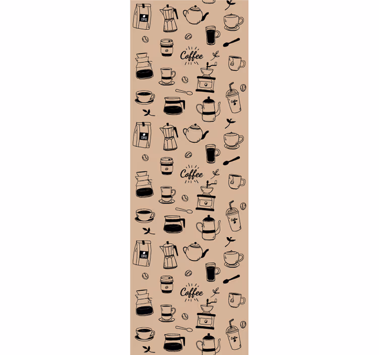 Store enrouleur cuisine motif café - TenStickers