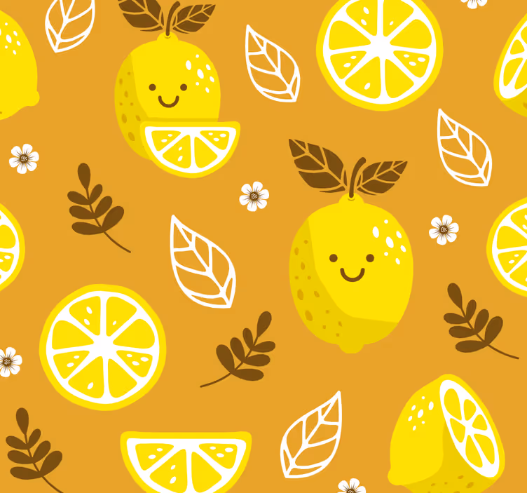Store enrouleur cuisine motif agrumes joyeux - TenStickers