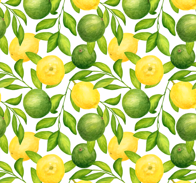 Store enrouleur cuisine motif agrumes - TenStickers