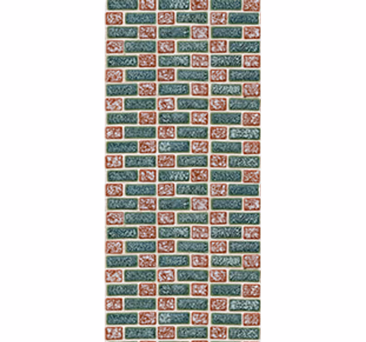 Store enrouleur cuisine carreaux de briques simples - TenStickers