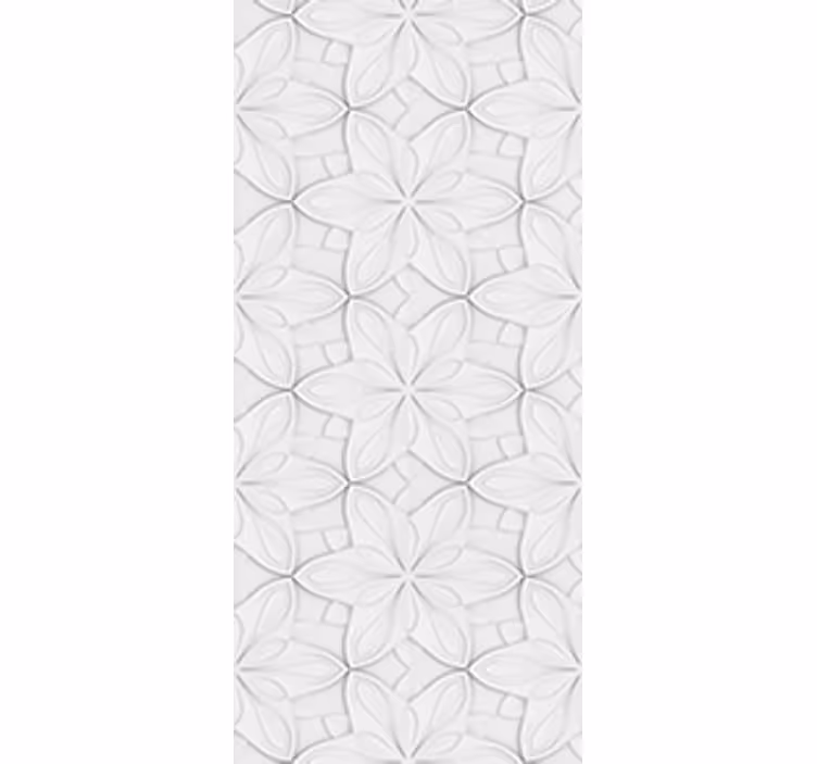Store enrouleur cuisine carreaux hexagonaux fleurs - TenStickers