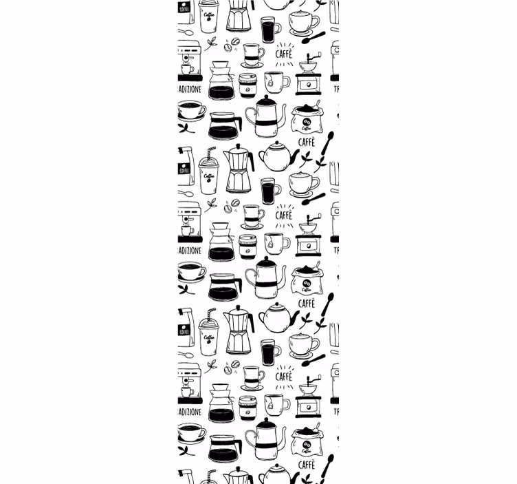 Store enrouleur cuisine heure du café - TenStickers