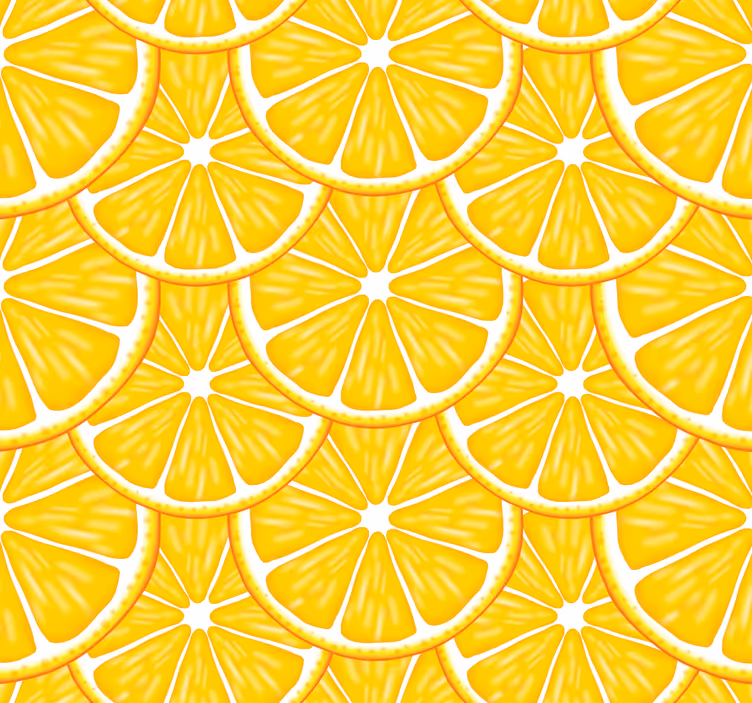 Store enrouleur cuisine motif orange - TenStickers