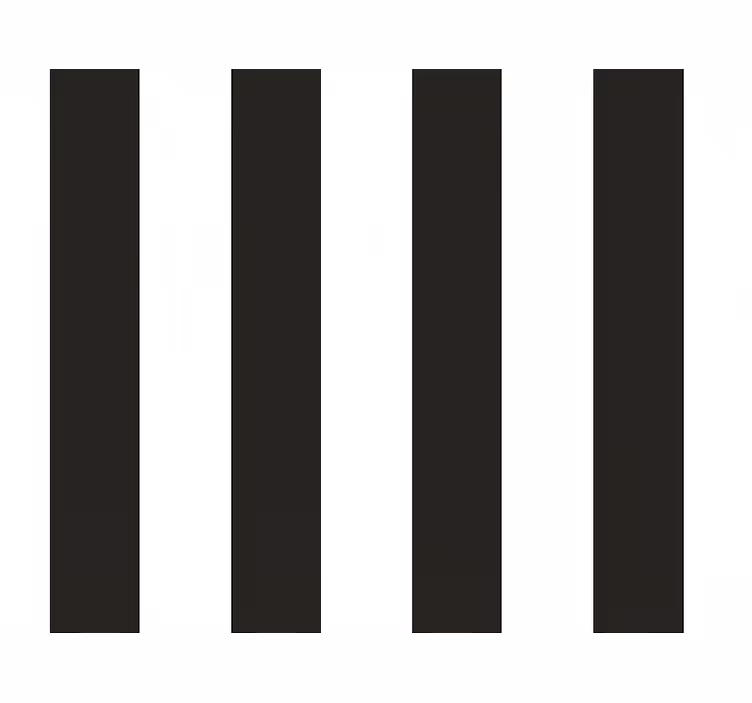 Store enrouleur cuisine rayures noires et blanches - TenStickers