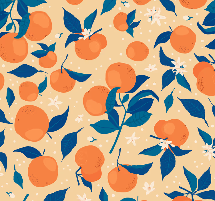Store enrouleur cuisine oranges en ensemble - TenStickers