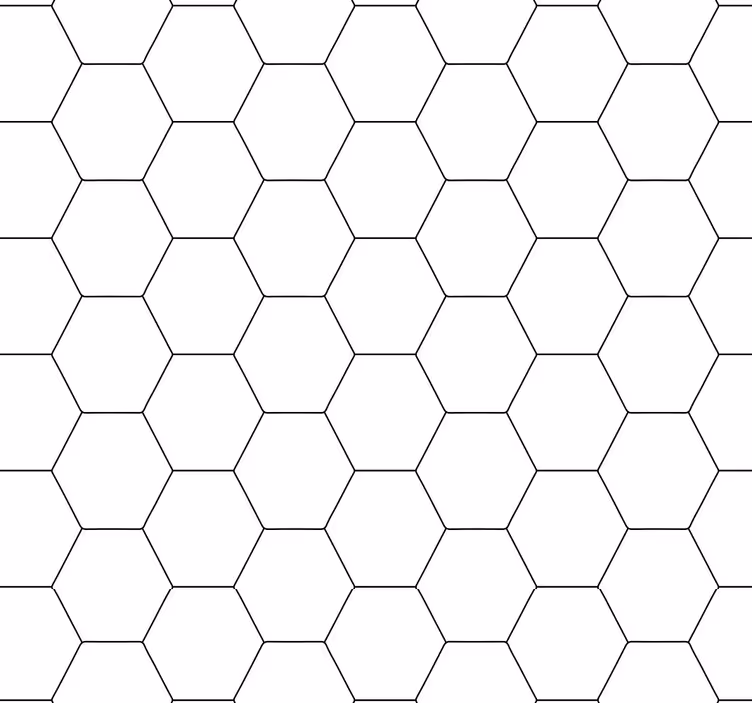 Store enrouleur cuisine nid d'abeille noir et blanc - TenStickers