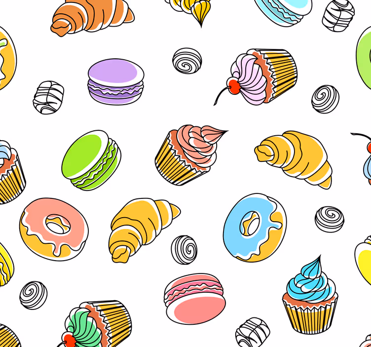 Store enrouleur cuisine pâtisseries délicieuses - TenStickers