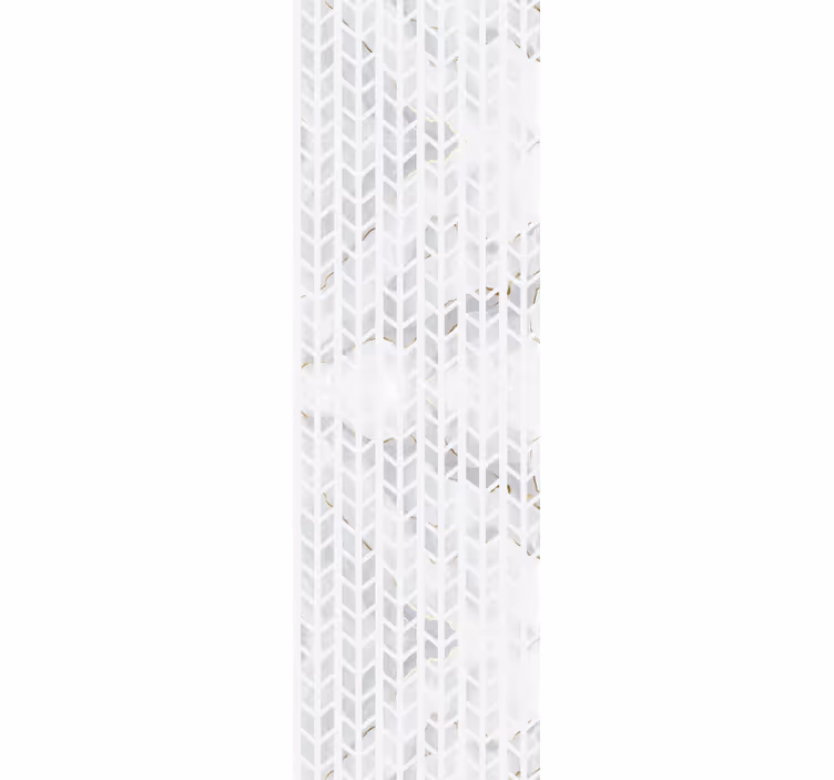 Store enrouleur salle à manger carreaux marbre doré - TenStickers