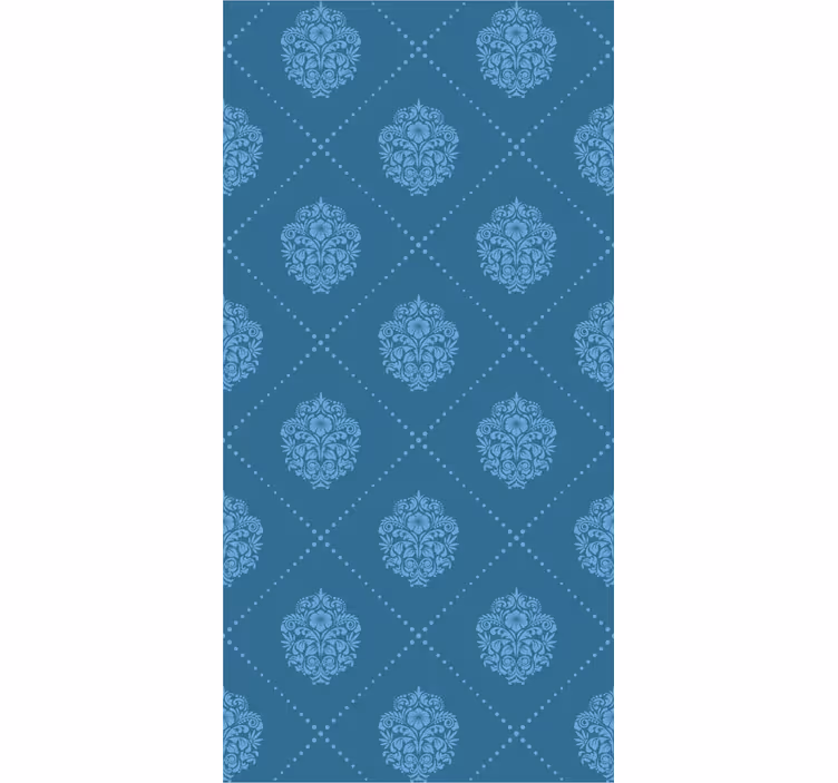 Store enrouleur salle à manger motif floral diamant - TenStickers