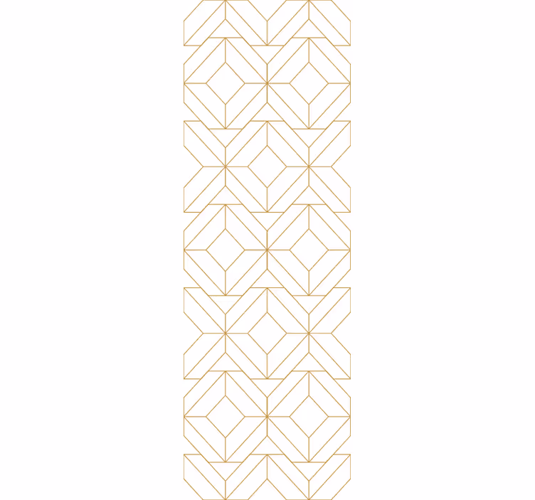 Store enrouleur salle à manger motifs géométriques modernes - TenStickers