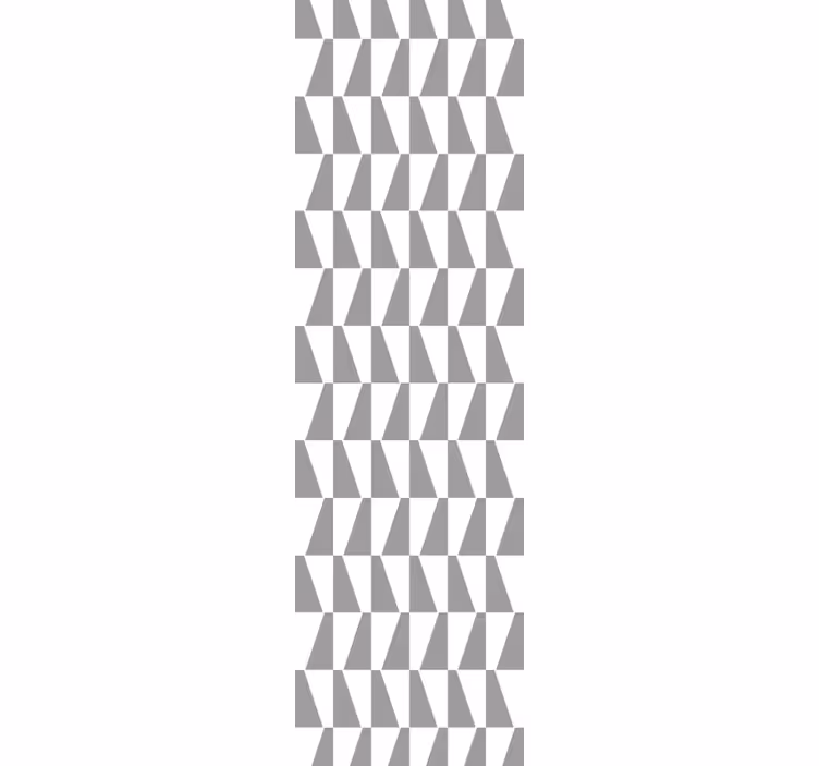 Store enrouleur salle à manger triangles gris - TenStickers