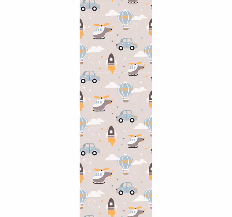 Store enrouleur chambre enfant transports ludiques - TenStickers