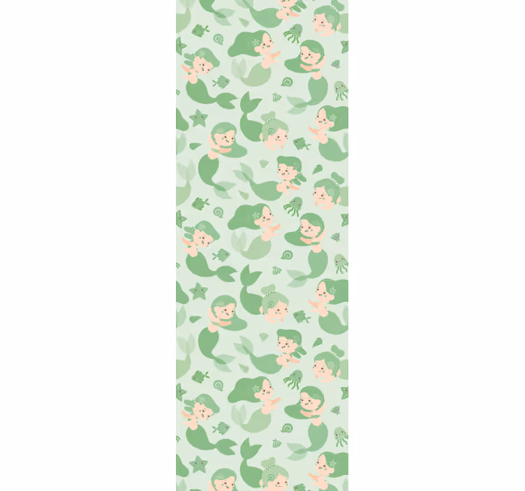 Store enrouleur chambre enfant sirènes ludiques - TenStickers