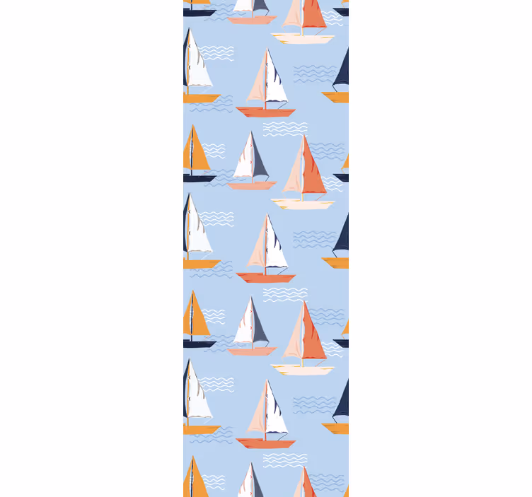 Store enrouleur chambre enfant motif voilier joyeux - TenStickers
