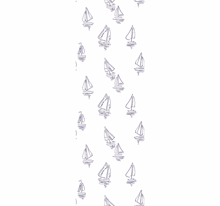 Store enrouleur chambre enfant motif bateau dessin - TenStickers
