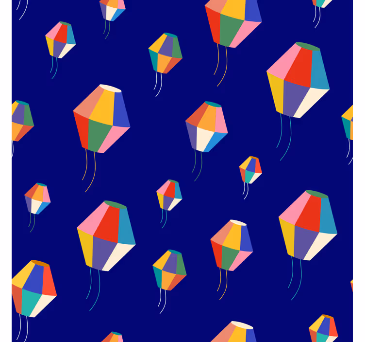 Store enrouleur chambre enfant ballons à air chaud - TenStickers