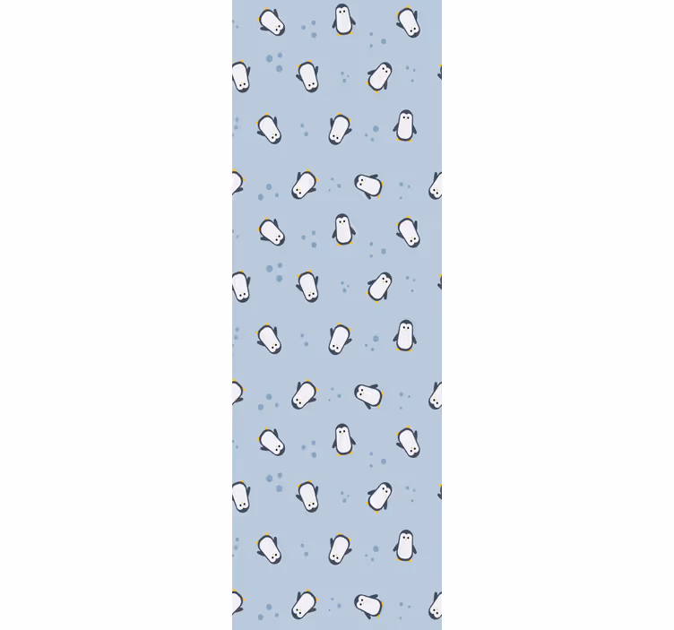 Store enrouleur chambre enfant motif pingouin sans fin - TenStickers