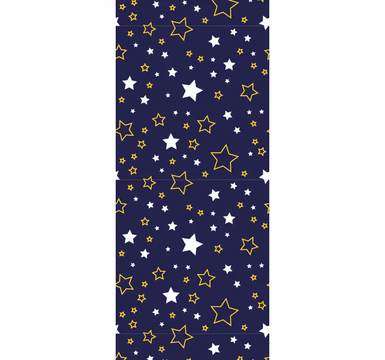 Store enrouleur chambre enfant ciel nocturne étoilé - TenStickers