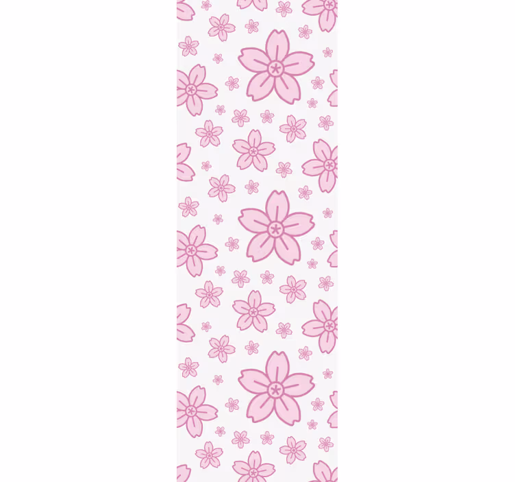 Store enrouleur chambre enfant fleurs roses mignonnes - TenStickers