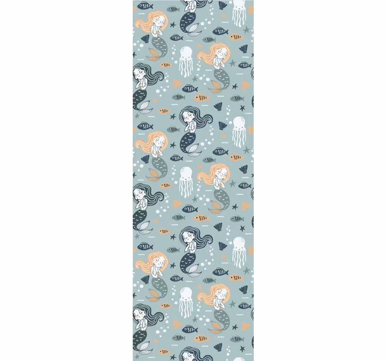 Store enrouleur chambre enfant motif sirène magique - TenStickers
