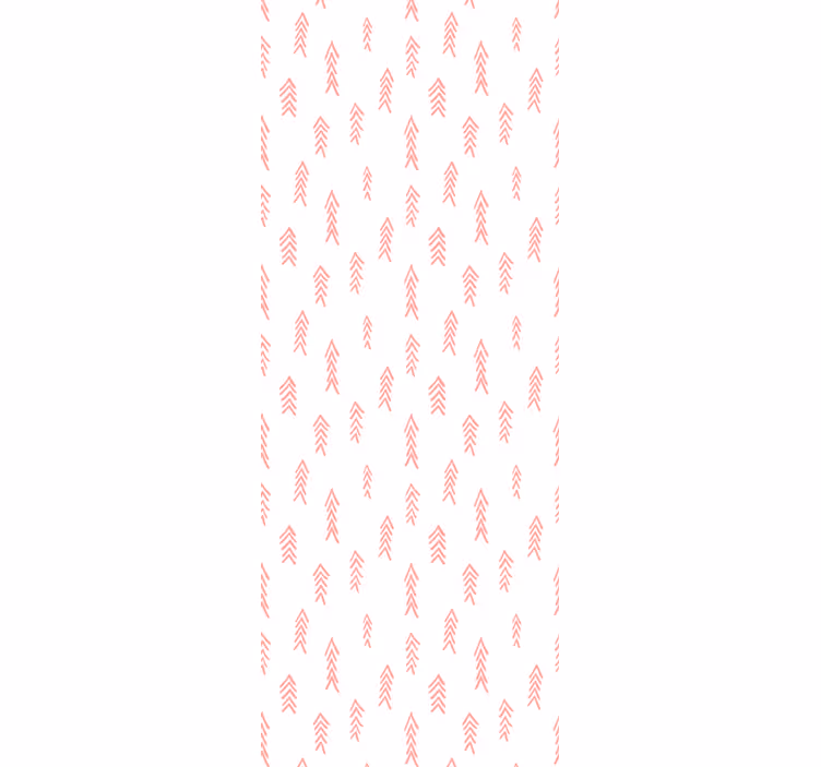 Store enrouleur chambre enfant motif flèches roses sur blanc - TenStickers