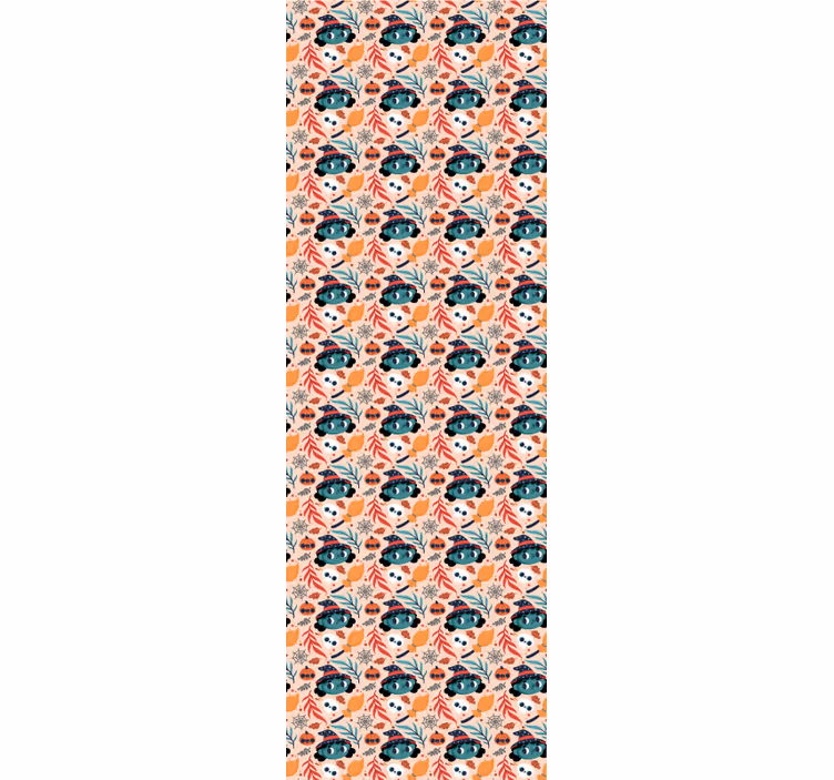 Store enrouleur chambre enfant fond mignon sorcière halloween - TenStickers