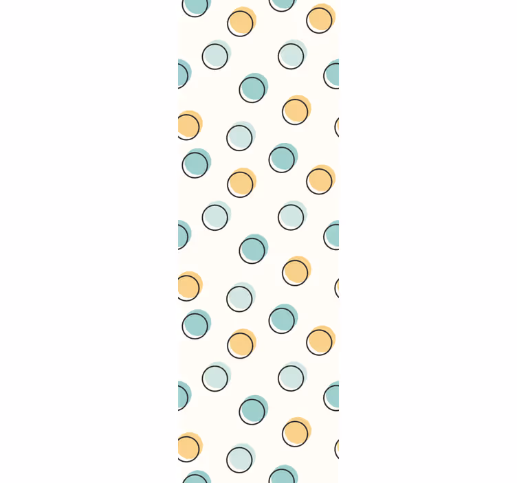Store enrouleur chambre enfant pois colorés - TenStickers