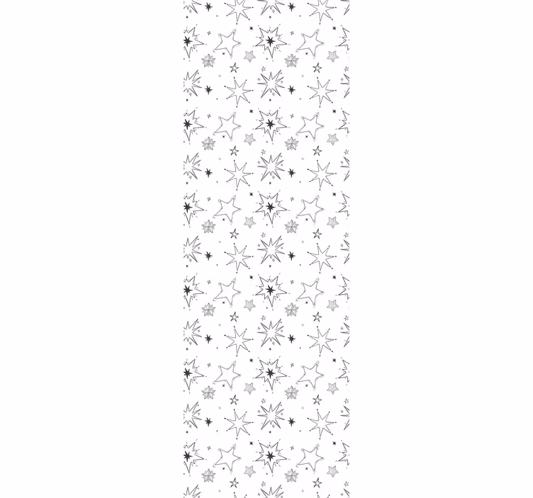 Store enrouleur chambre enfant motif étoiles silhouette - TenStickers