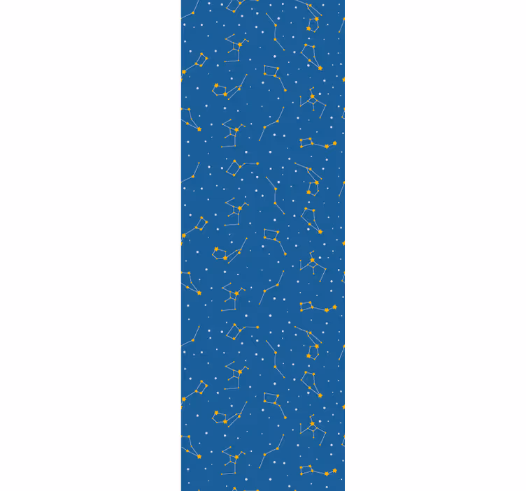 Store enrouleur chambre enfant motif constellations ciel - TenStickers