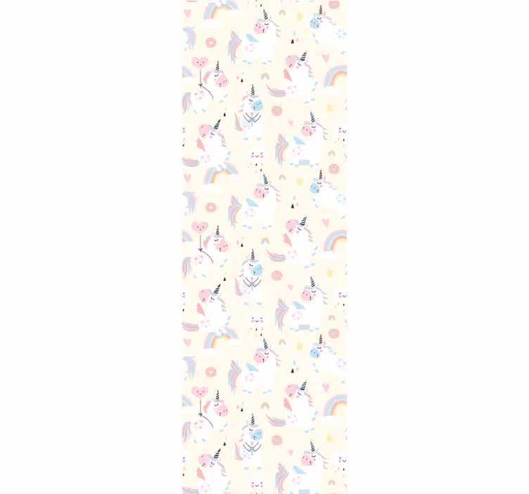 Store enrouleur chambre enfant licornes fantastiques - TenStickers