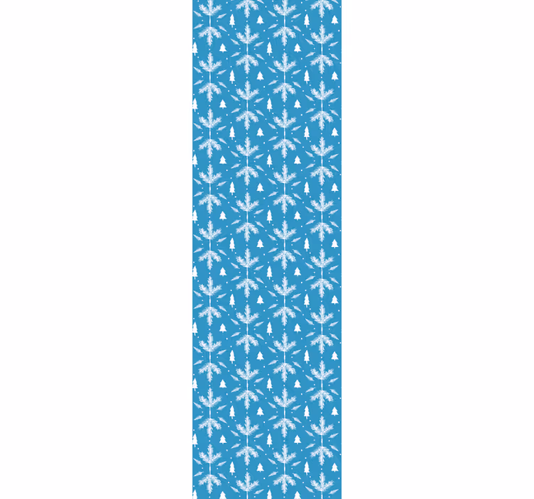 Store enrouleur chambre enfant style folk nordique bleu - TenStickers