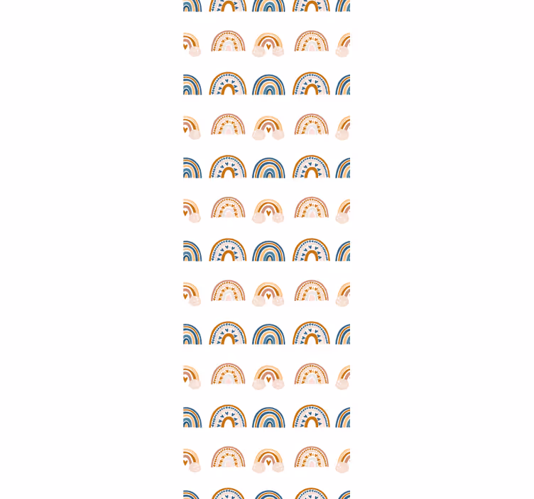 Store enrouleur chambre enfant arcs-en-ciel d'automne - TenStickers