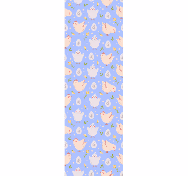 Store enrouleur chambre enfant personnages de poules - TenStickers