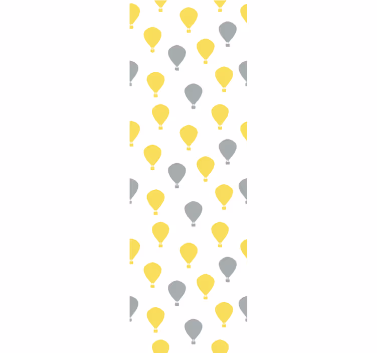 Store enrouleur chambre enfant montgolfière pantone - TenStickers