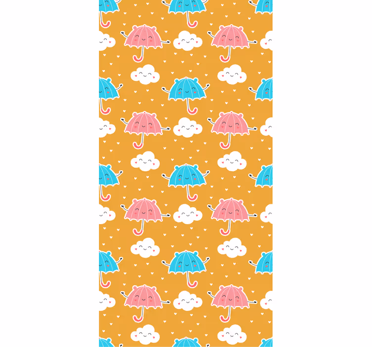 Store enrouleur chambre enfant affichage parapluies colorés - TenStickers